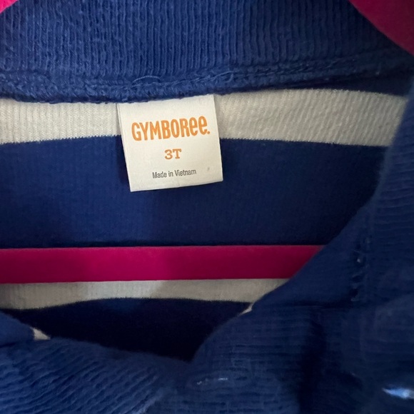 Gymboree Blue Striped Kids sweater 3t - Picture 2 of 2
